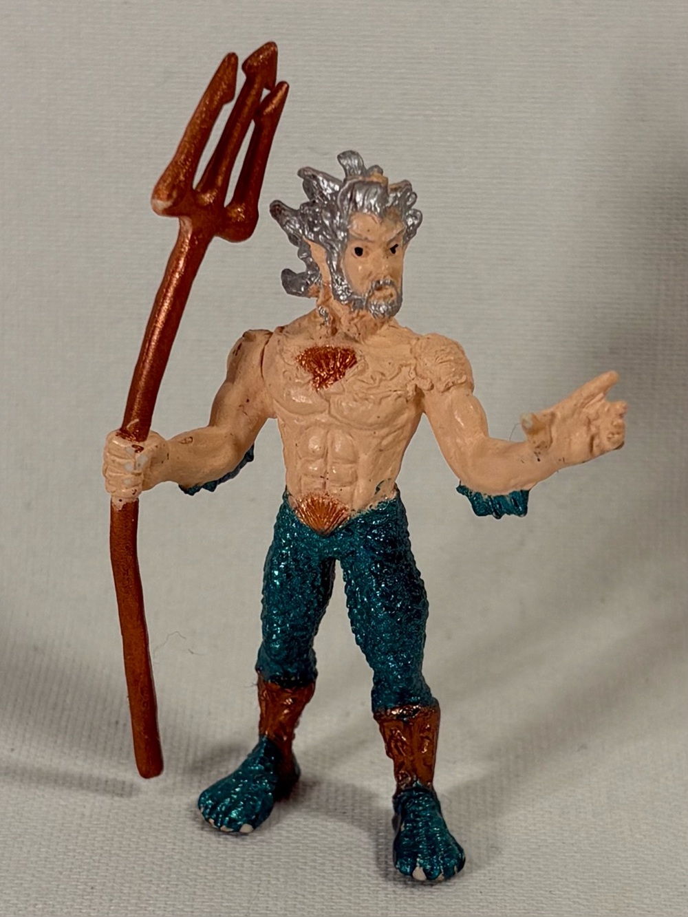 🔱 [4/$25] SAFARI LTD MYTHICAL REALMS SERIES POSEIDON 2 INCH FANTASY FIGURE 🔱